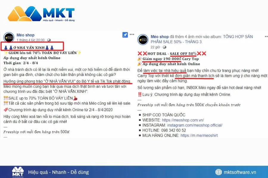 Ví dụ về những bài đăng bán quần áo hay và tăng tỷ lệ chốt đơn Ví dụ về những bài đăng bán quần áo hay và tăng tỷ lệ chốt đơn