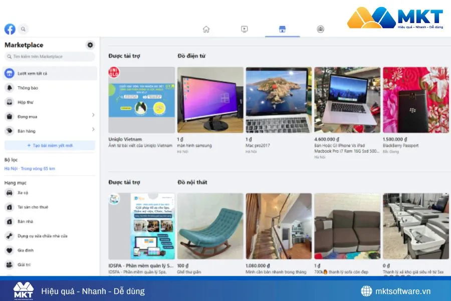 Facebook Marketplace là chợ trực tuyến trên nền tảng Facebook Facebook Marketplace là chợ trực tuyến trên nền tảng Facebook