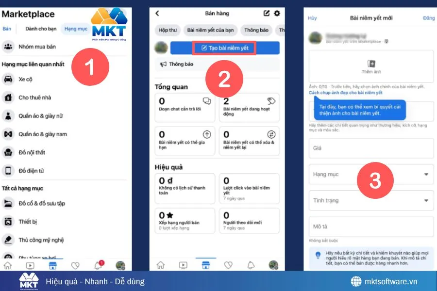 Hình ảnh minh họa về các bước đăng bán hàng trên điện thoại Hình ảnh minh họa về các bước đăng bán hàng trên điện thoại