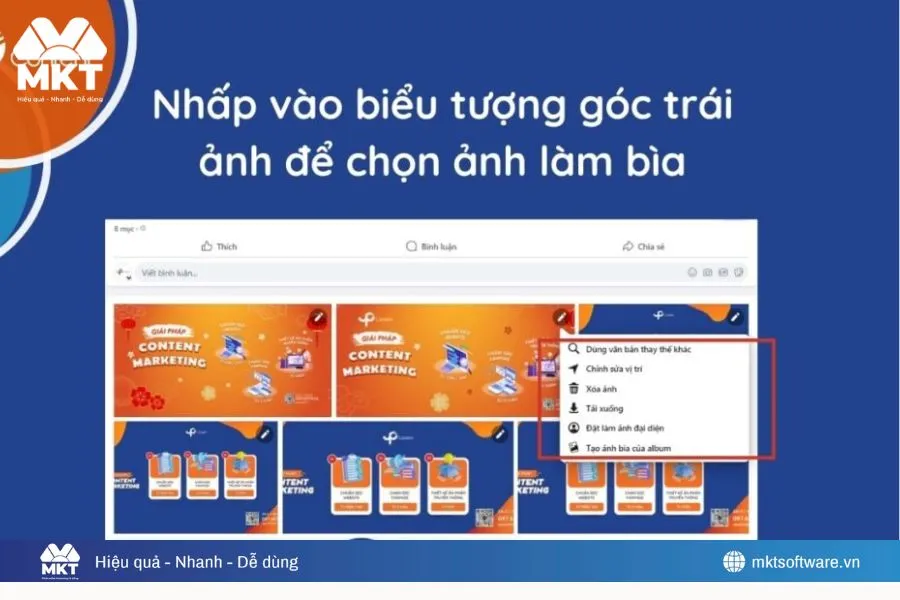 Chọn ảnh bìa phù hợp cho Album ảnh Chọn ảnh bìa phù hợp cho Album ảnh