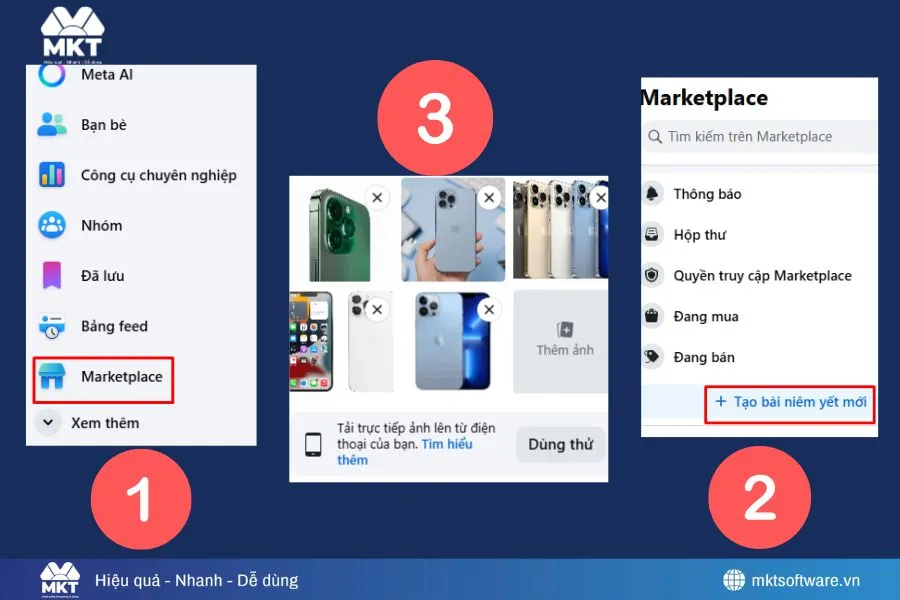 Hình ảnh minh họa về các bước tạo Marketplace trên Facebook Hình ảnh minh họa về các bước tạo Marketplace trên Facebook