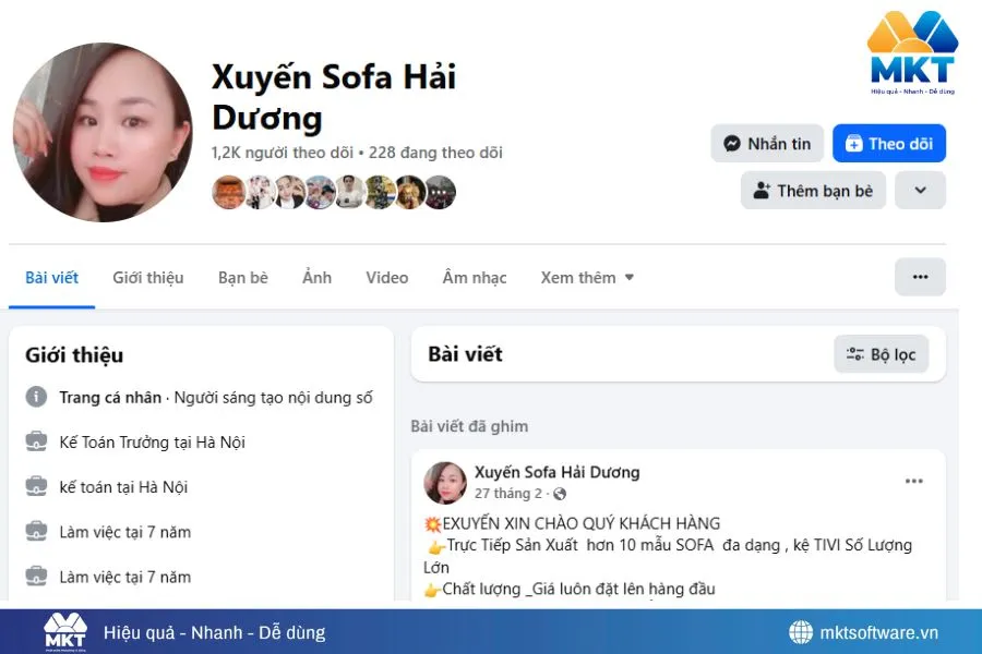 Hình ảnh minh họa về Trang bán sofa gỗ