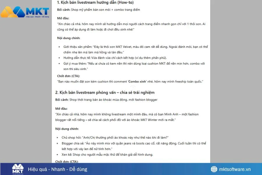 Xây dựng kịch bản Livestream chạm đến cảm xúc người xem Xây dựng kịch bản Livestream chạm đến cảm xúc người xem