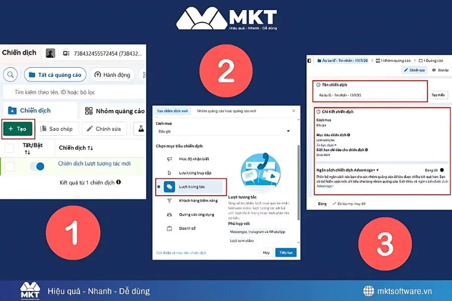 Hình ảnh minh họa về tạo chiến dịch Hình ảnh minh họa về tạo chiến dịch