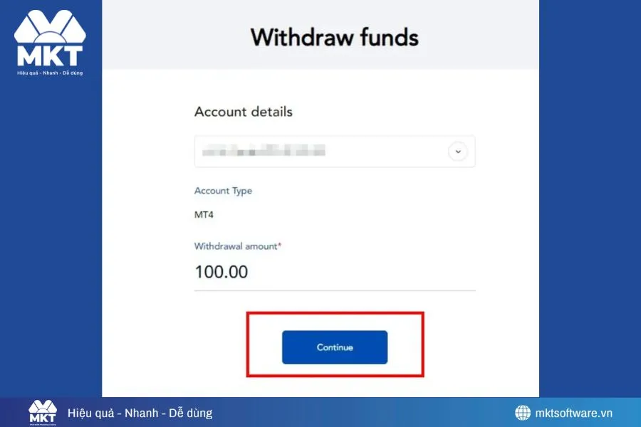 Minh họa về bước xác nhận rút tiền qua PayPal