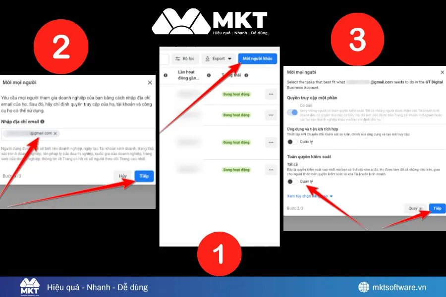 Hình ảnh minh họa bước 3, 4, 5 Hình ảnh minh họa bước 3, 4, 5