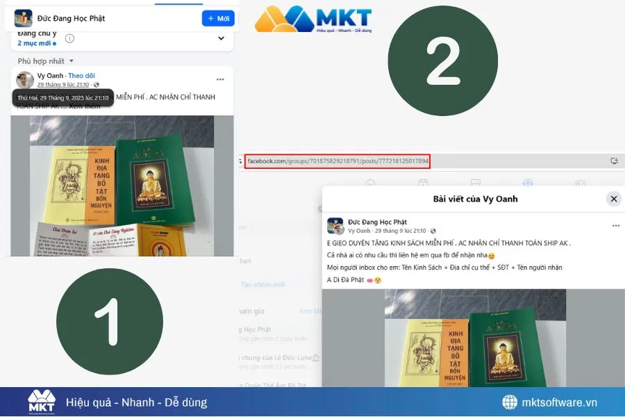 2 bước lấy link bài viết trên group Facebook 2 bước lấy link bài viết trên group Facebook