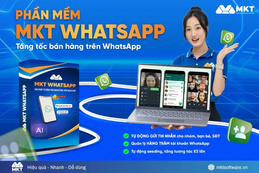 Phần mềm MKT WhatsApp – Giải pháp gửi tin nhắn tự động hóa hiệu quả Phần mềm MKT WhatsApp – Giải pháp gửi tin nhắn tự động hóa hiệu quả
