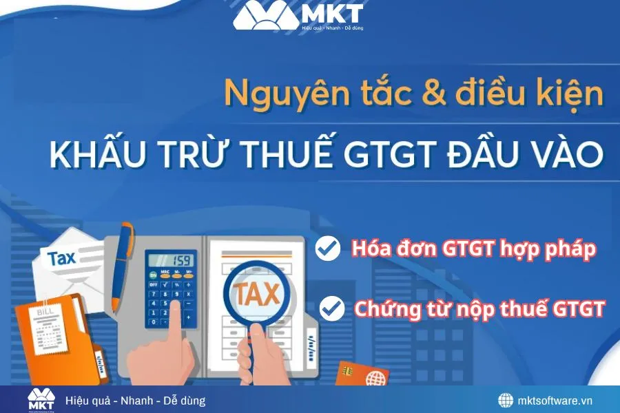 Hình ảnh minh họa về điều kiện khấu trừ thuế GTGT
