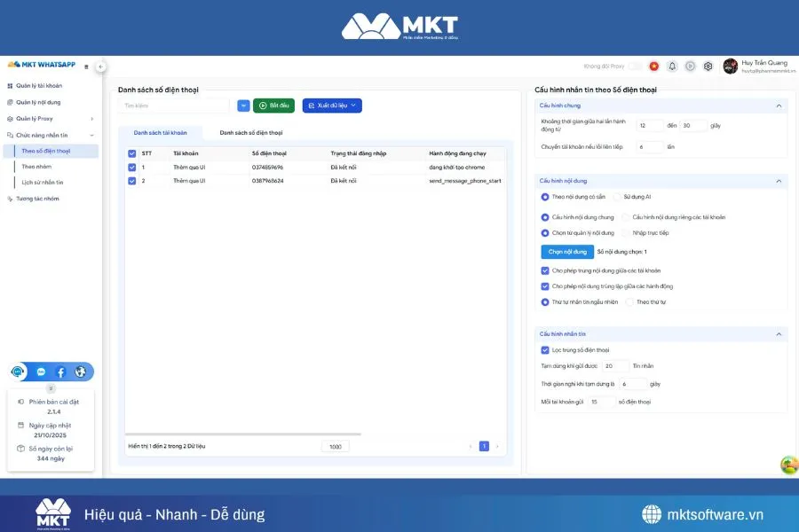 Doanh nghiệp tạo các chiến dịch gửi tin nhắn hiệu quả