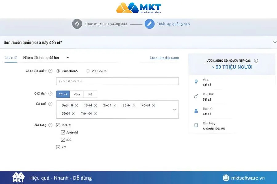 Tạo chiến dịch Zalo Ads