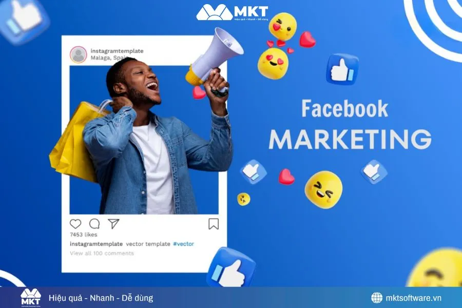 Facebook Marketing là việc sử dụng nền tảng Facebook quảng bá sản phẩm, dịch vụ, thương hiệu Facebook Marketing là việc sử dụng nền tảng Facebook quảng bá sản phẩm, dịch vụ, thương hiệu
