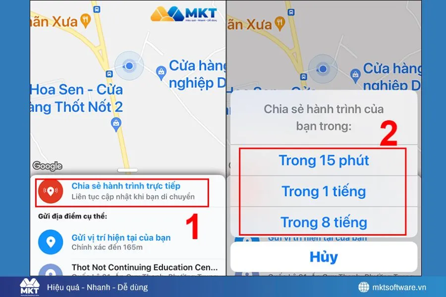 Minh họa về bước chia sẻ hành trình trực tiếp Minh họa về bước chia sẻ hành trình trực tiếp