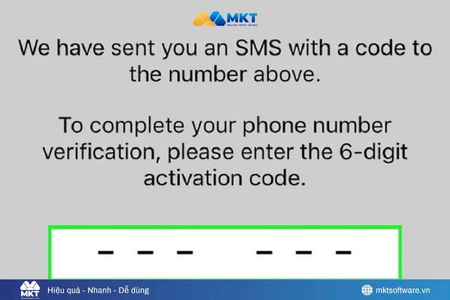 Xác minh tài khoản WhatsApp bằng mã OTP qua SMS