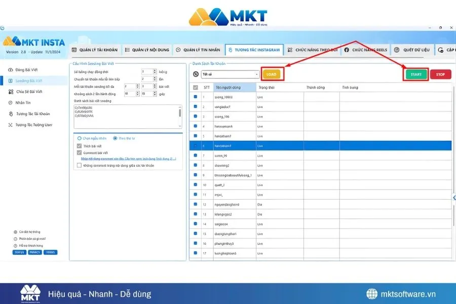 Seeding Instagram Hiệu Quả: Tăng Tương Tác và Tiếp Cận Mới Một Cách Tự Động