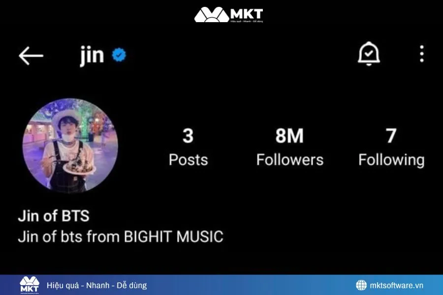 Tên Instagram đẹp, ngắn gọn, dễ nhớ, dễ đọc