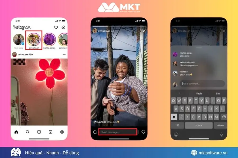 Minh họa về viết tắt về cảm xúc và bình luận