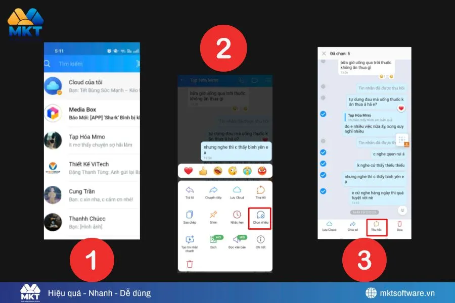 Cách thu hồi tin nhắn Zalo vĩnh viễn thông qua thu hồi trong 24 giờ Cách thu hồi tin nhắn Zalo vĩnh viễn thông qua thu hồi trong 24 giờ