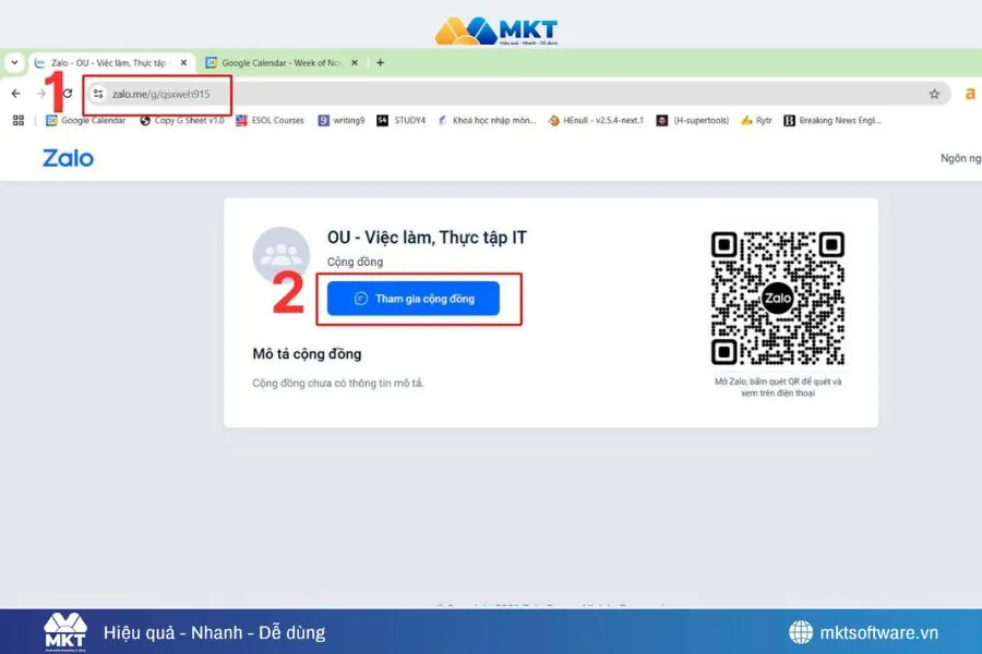 Tìm nhóm chat qua link mời Tìm nhóm chat qua link mời