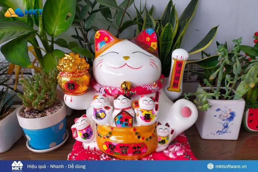 Minh họa về bàn thờ mèo thần tài góp phần tăng tỷ lệ chốt đơn Minh họa về bàn thờ mèo thần tài góp phần tăng tỷ lệ chốt đơn